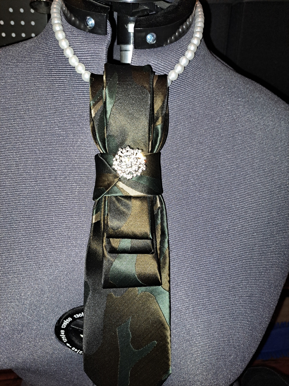 UpCycled Womens Tie Camo